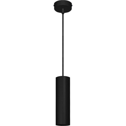 Colgante HERMIONE Vintage Negro Interlusa con bombilla GU10