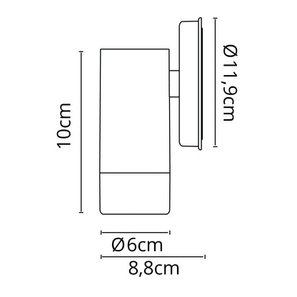 Aplique TUELA con protección IP44 ideal para exterior