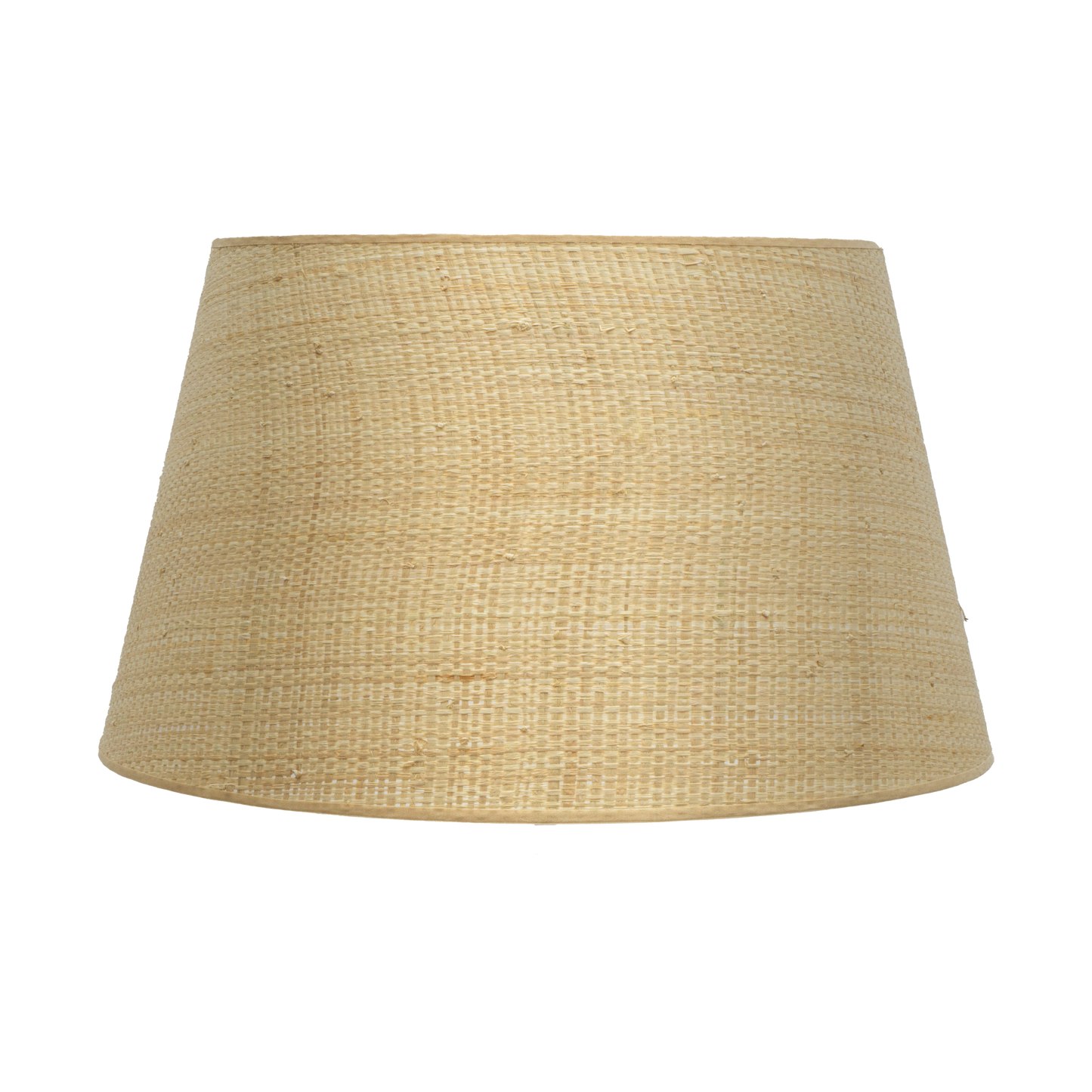 Pantalla Salma fabricada en textil color natural, ideal para iluminar tu hogar