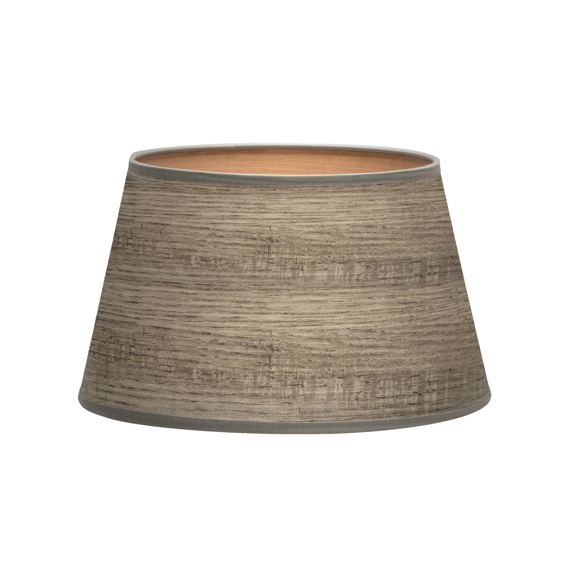 Pantalla Salma fabricada en Textil color Madera Gris