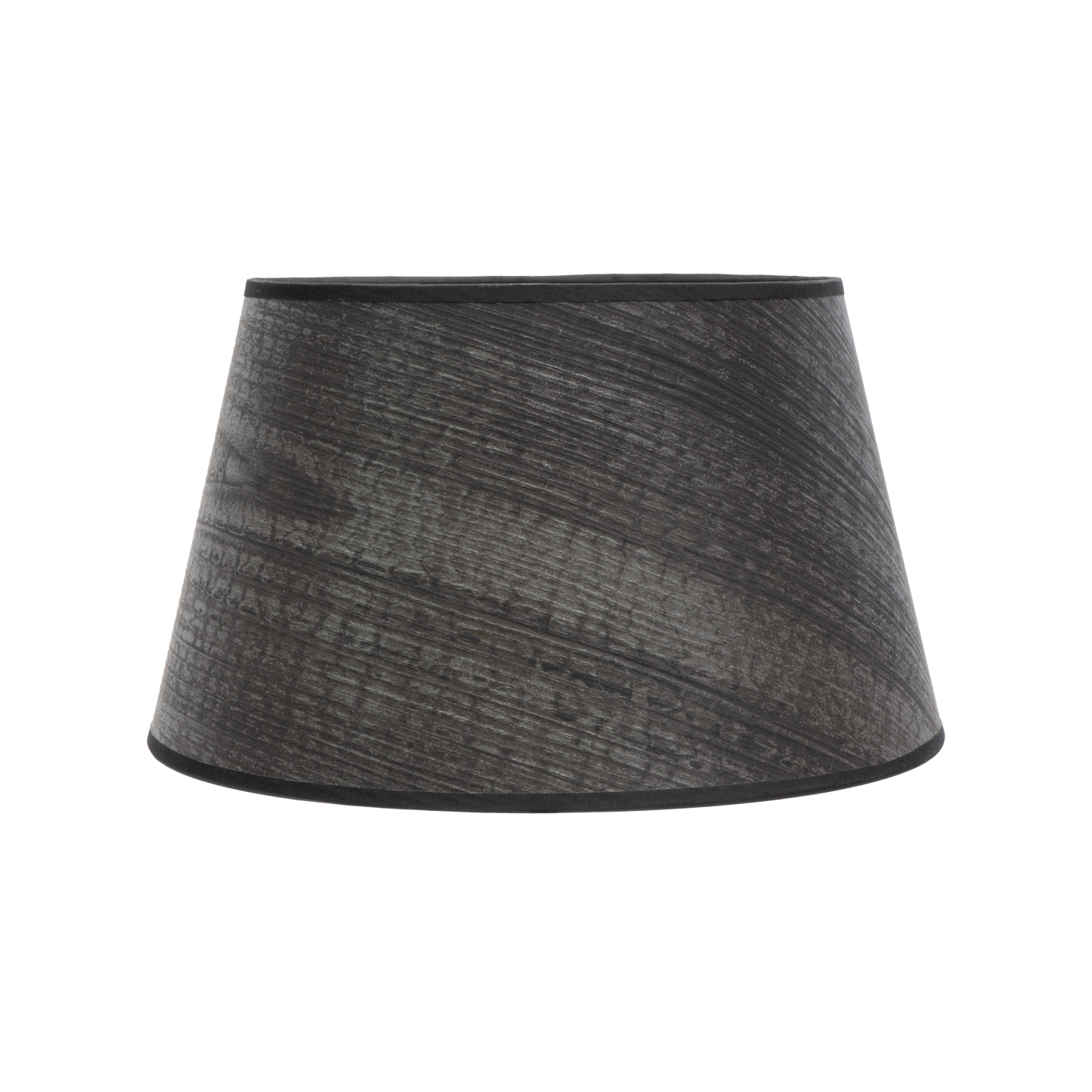 Pantalla Salma fabricada en Textil color Madera Negra, ideal para lámpara de hogar