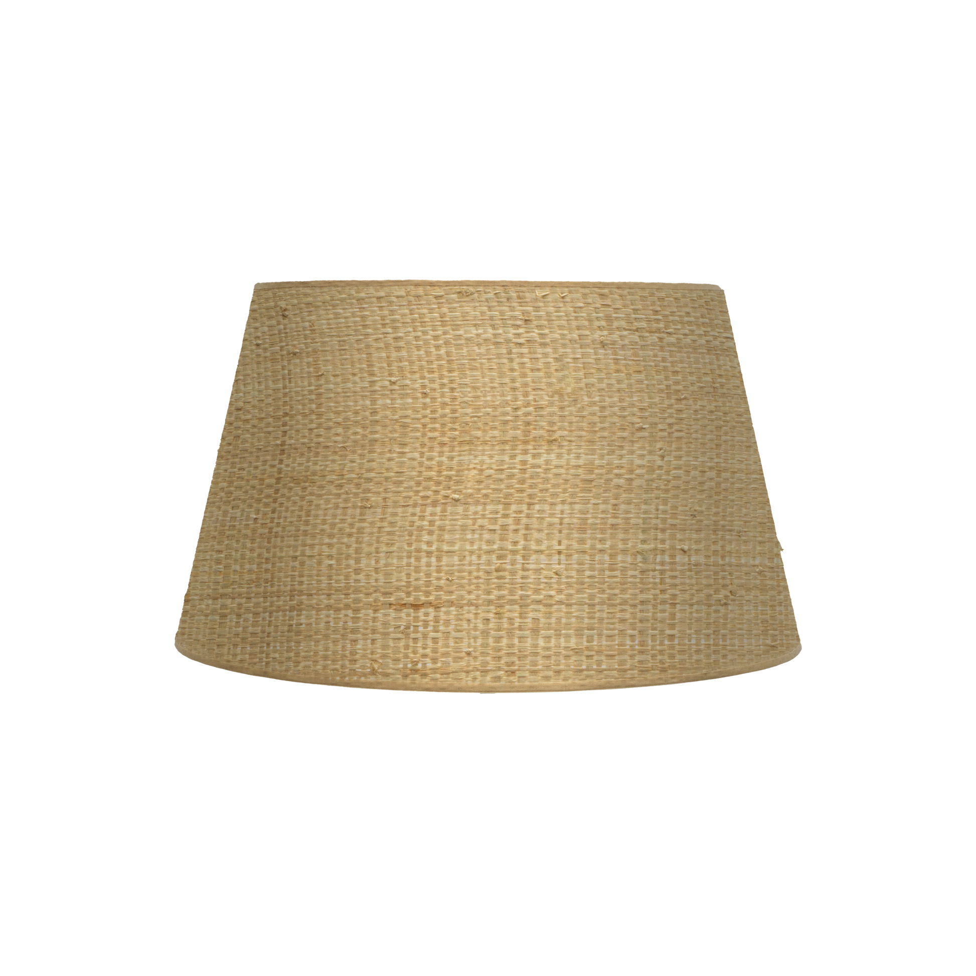 Pantalla Salma fabricada en Textil color Natural, ideal para lámpara de mesa