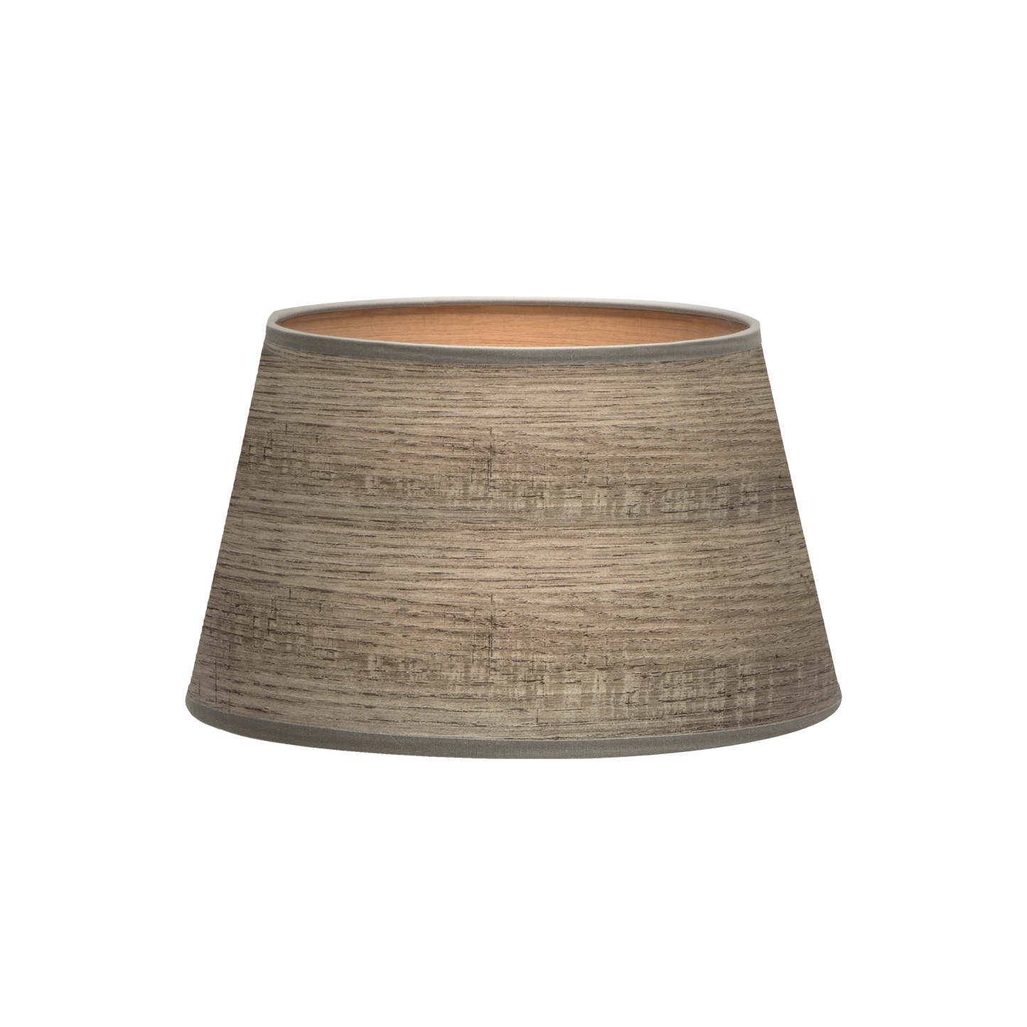 Pantalla Salma fabricada en Textil color Madera Gris, ideal para Hogar