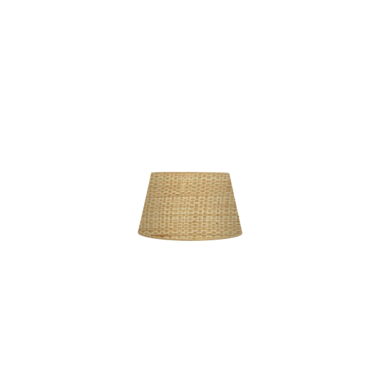 Pantalla Salma fabricada en Textil color Natural, ideal para lámparas E27