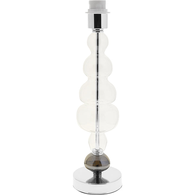 Base para Sobremesa LAGOA Interlusa 1xE27 Cromo de 44cm de altura