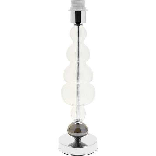 Base para Sobremesa LAGOA 44 cm Cromo Interlusa - Vista frontal principal en fondo blanco | LuzGurú