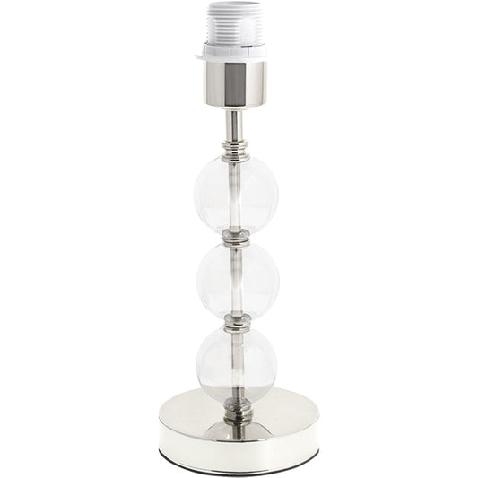 Base para Sobremesa ALVOR 33 cm Cromo Interlusa - Vista frontal principal en fondo blanco | LuzGurú