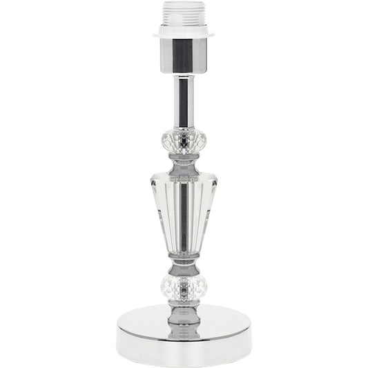 Base para Sobremesa SALIR 32 cm Cromo Interlusa - Vista frontal principal en fondo blanco | LuzGurú