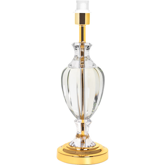 Base para Sobremesa ALGOZ 47 cm Oro Interlusa - Vista frontal principal en fondo blanco | LuzGurú