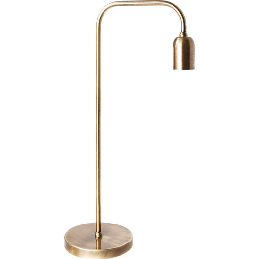 Lámpara de Sobremesa SPACE Vintage 53,5 cm Cuero LUMIT Interlusa - Vista frontal principal en fondo blanco | LuzGurú