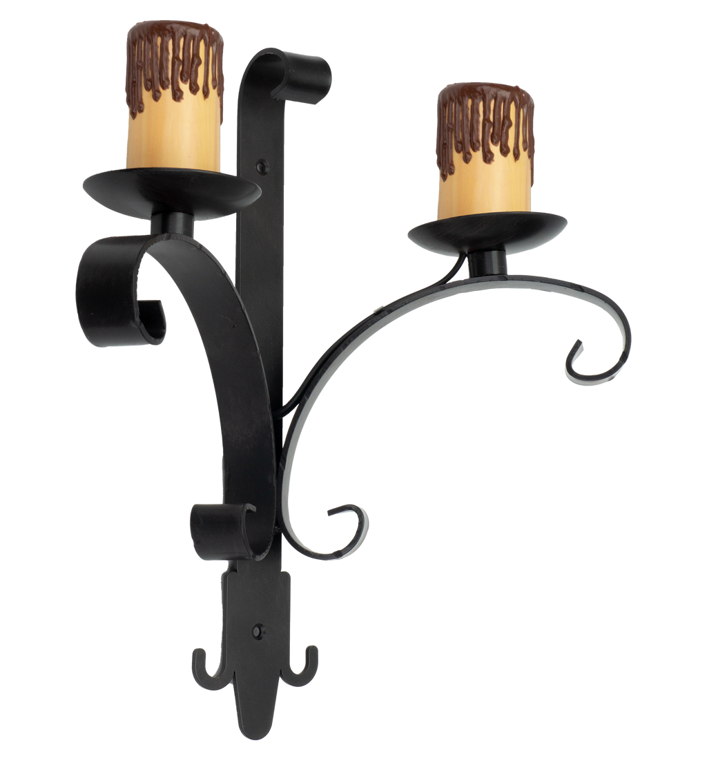 Aplique Rústico 2 Luces con portalámparas E27