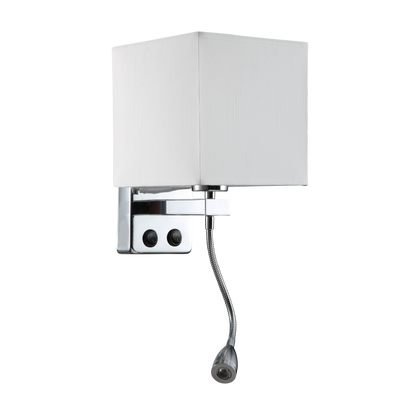 Aplique con lector LED orientable Stephen para una lectura confortable
