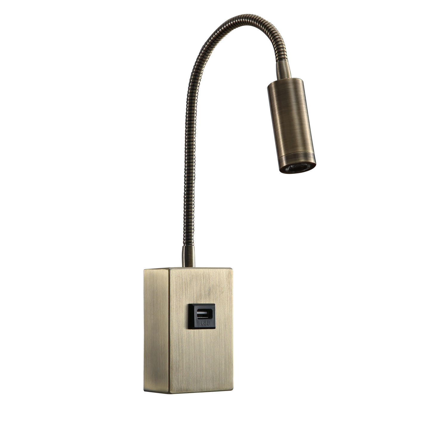 Aplique Capote fabricado en Metal color Cuero, ideal para iluminar tu rincón de lectura