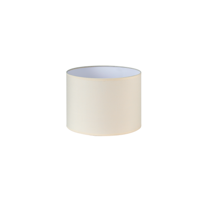 Pantalla Dori fabricada en textil popelín color beige para lámpara