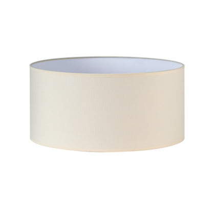 Pantalla Dori fabricada en textil popelín color beige para lámpara M10