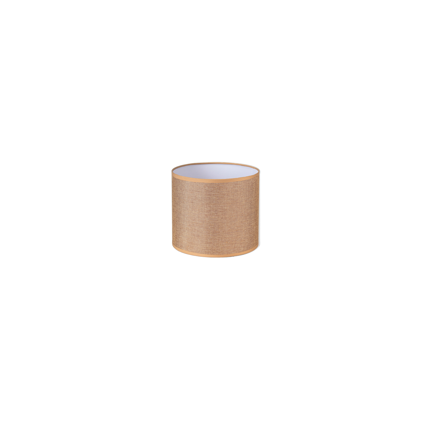 Pantalla cilíndrica con pinza de 14 cm diámetro, ideal para lámparas