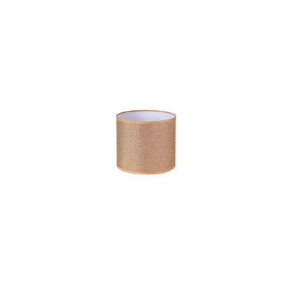 Pantalla cilíndrica con pinza de 14 cm diámetro, ideal para lámparas