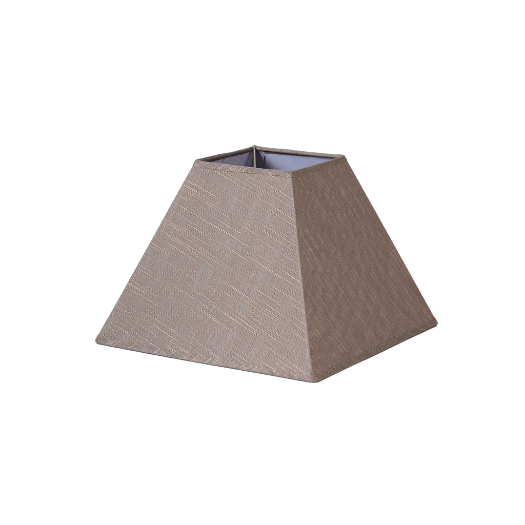 Pantalla Piramidal Tenorio E27 Lino Gris 35dx15dx25h - Fabrilamp - luzguru.com