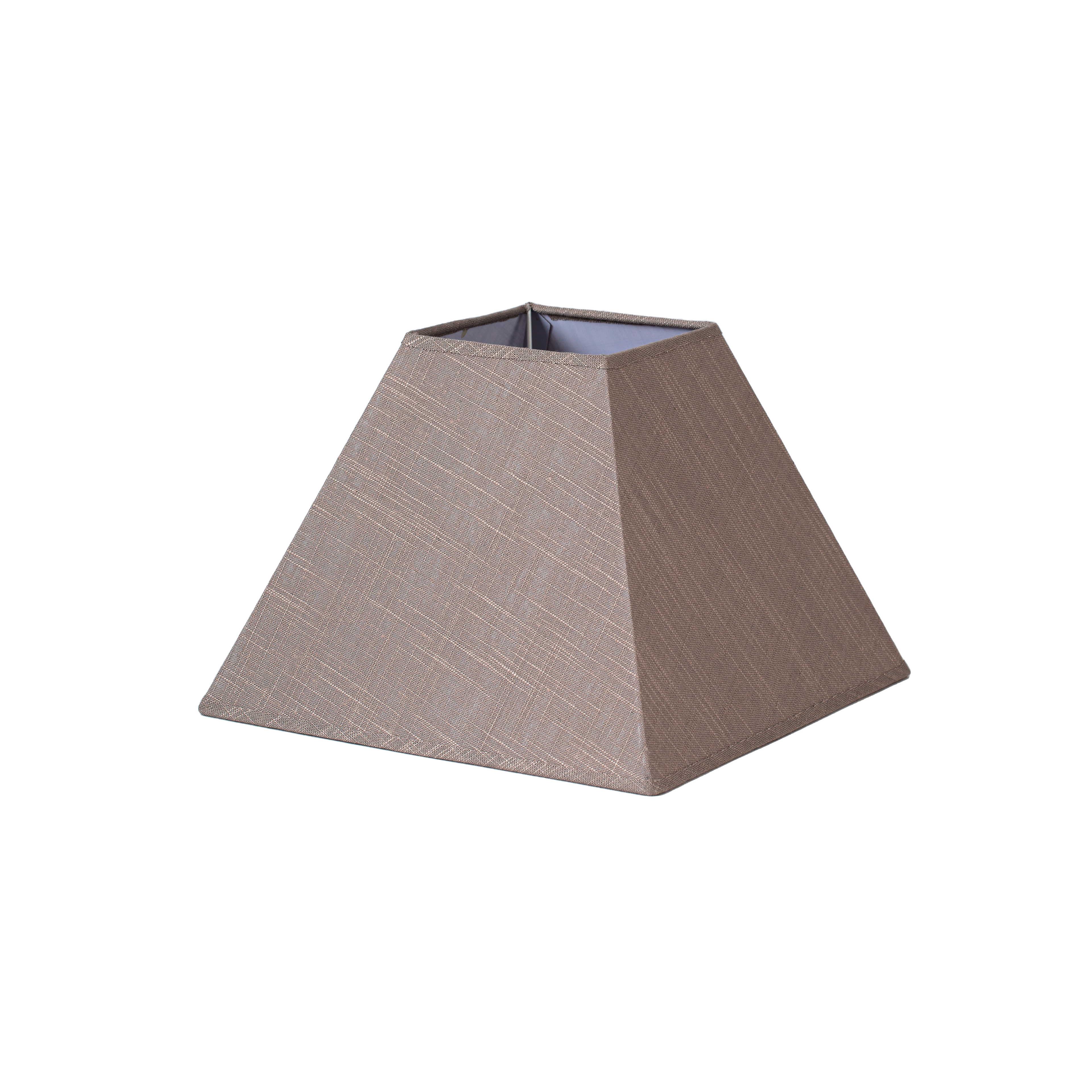 Pantalla Tenorio fabricada en Textil lino color Gris para lámpara E27