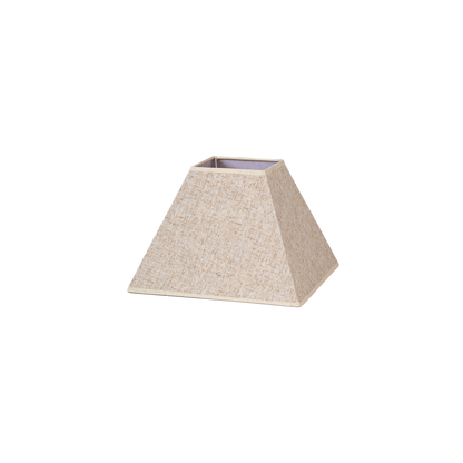 Pantalla Tenorio fabricada en lino color beige, ideal para crear ambientes cálidos