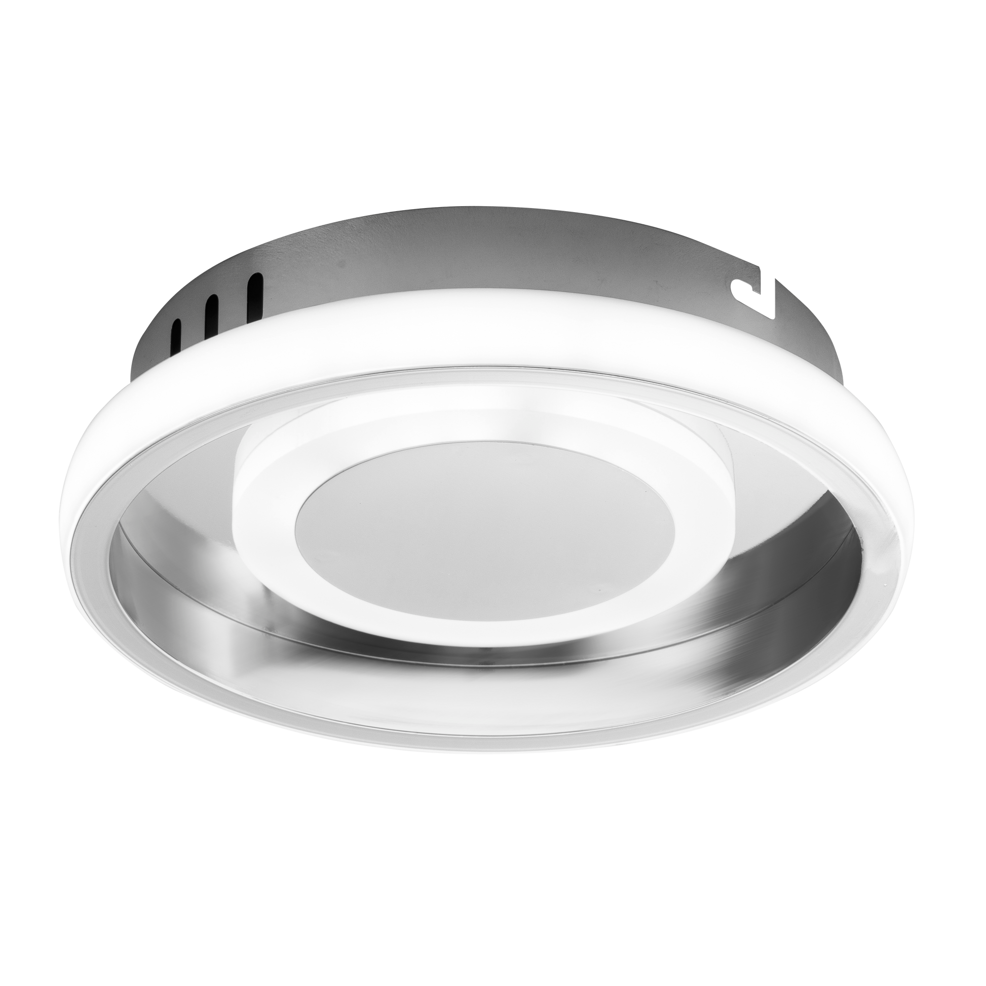 Plafón LED Elma Cromo 20W de Fabrilamp, vista frontal
