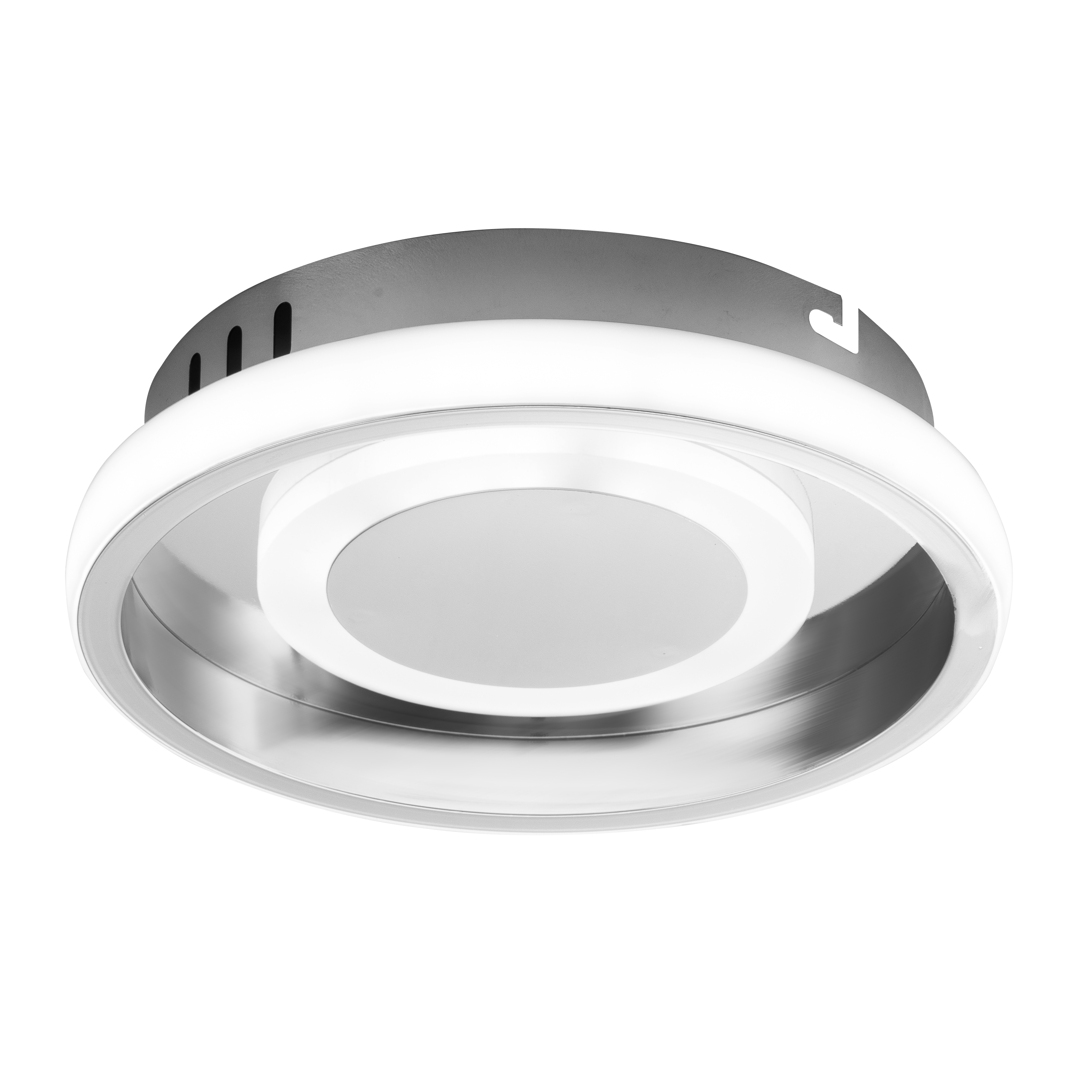 Plafón LED Elma Cromo 20W de Fabrilamp, vista frontal