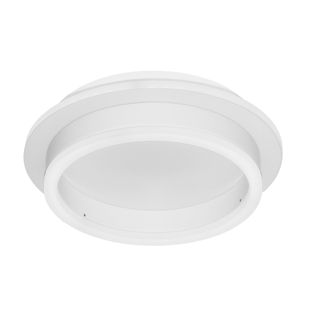 Plafón LED Elma Blanco 30W de Fabrilamp, diseño moderno y elegante para tu hogar. luzguru.com