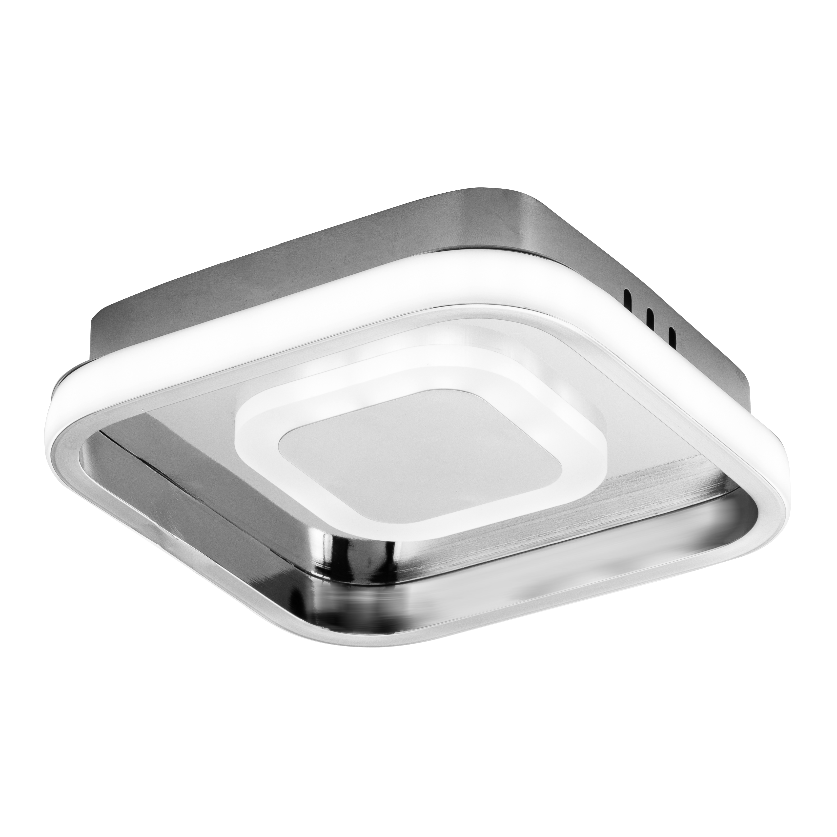 Plafón LED Elma Cromo 24W de Fabrilamp, diseño moderno y elegante para interiores.
