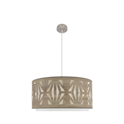 Lámpara colgante con altura regulable ideal para crear ambiente acogedor