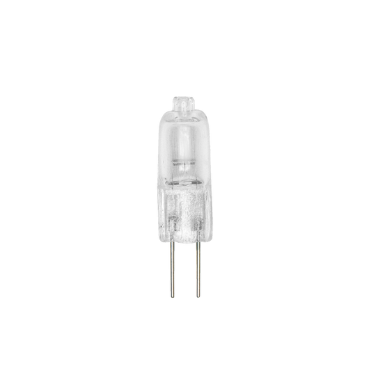 Bombilla halógena G4 Fabriplus fabricada en metal y cristal transparente