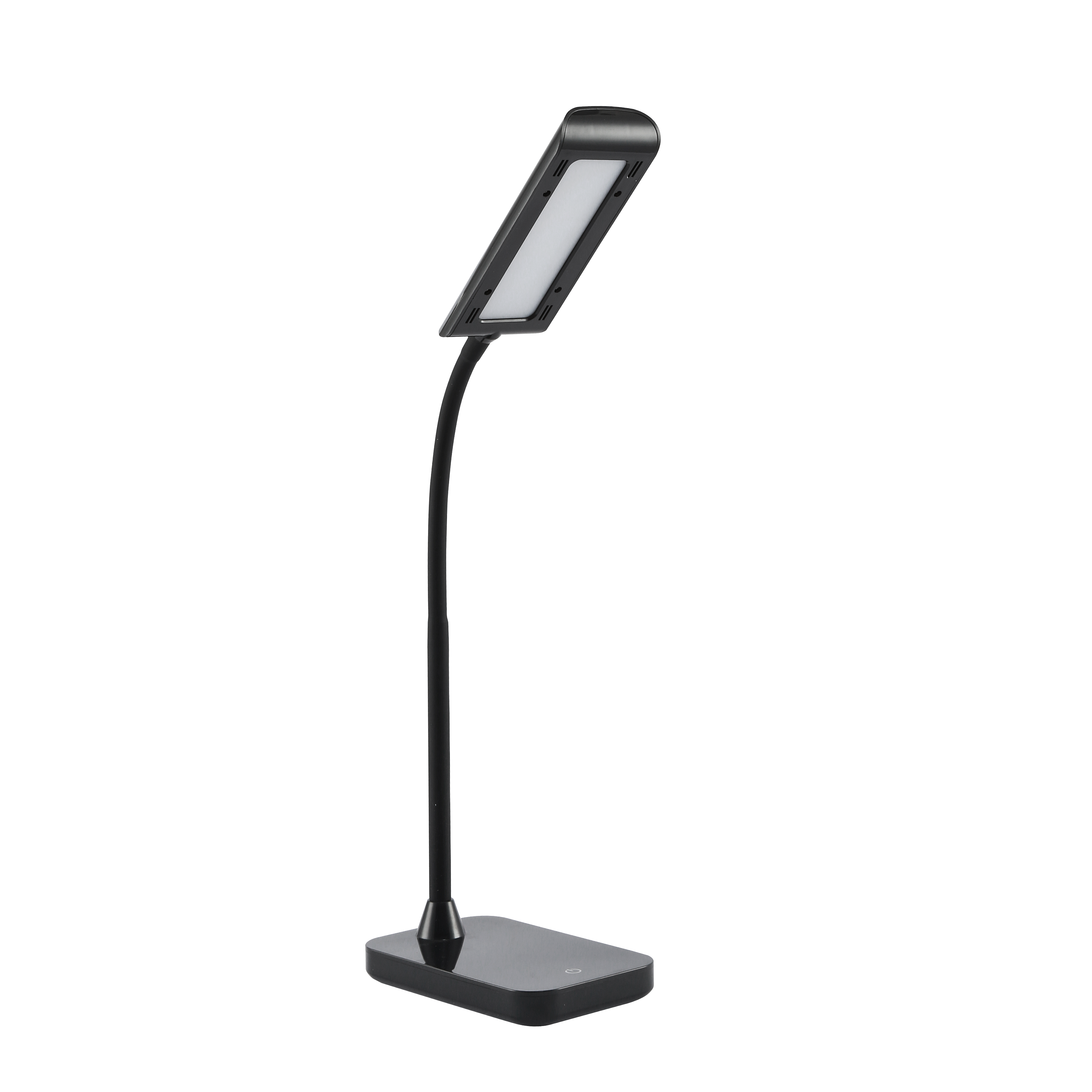 Flexo LED Oliver Negro 5W de Fabrilamp, diseño moderno y elegante para escritorio.