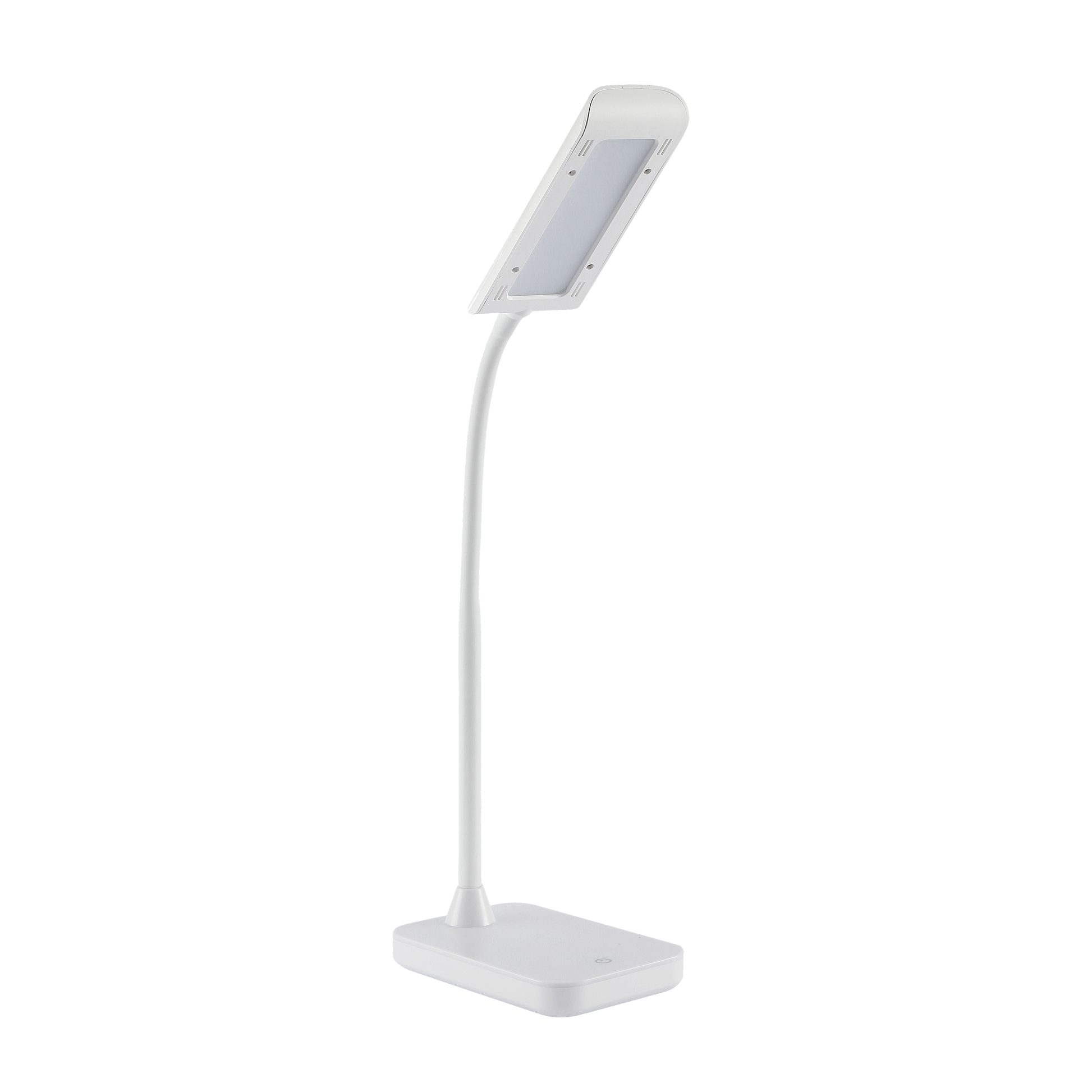 Flexo Oliver fabricado en Metal, Acrílico y ABS, color Blanco, ideal para estudio
