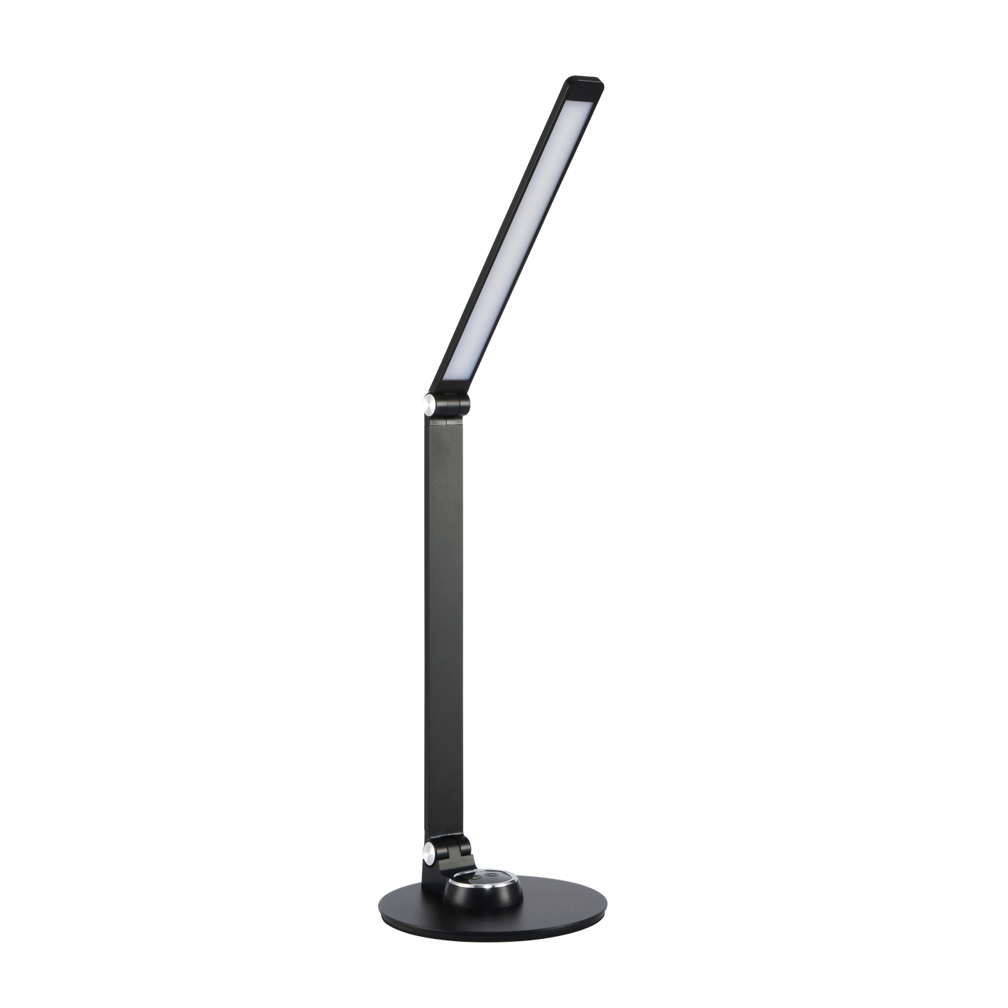 Flexo Baritono 8W LED Negro de Fabrilamp, diseño moderno y elegante, ideal para escritorio.