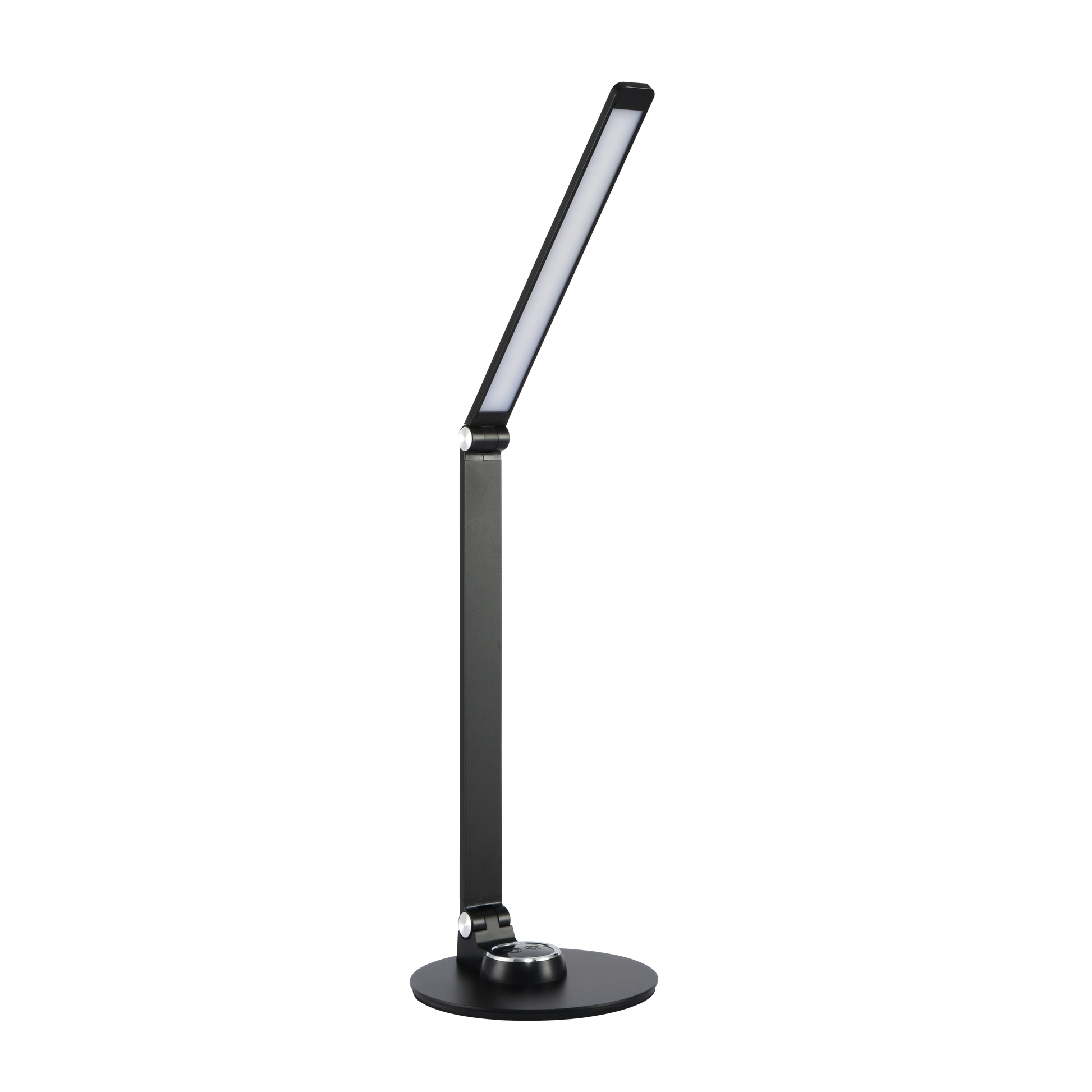 Flexo Baritono 8W LED Negro de Fabrilamp, diseño moderno y elegante, ideal para escritorio.