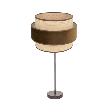 Sobremesa Alto Reyes Marrón/Natural de Fabrilamp, diseño moderno y elegante para iluminar tu hogar.