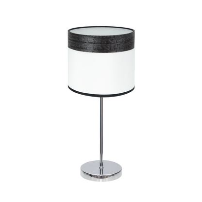 Lámpara de mesa Cloe con portalámparas E14 para luz difusa, ideal para dormitorio