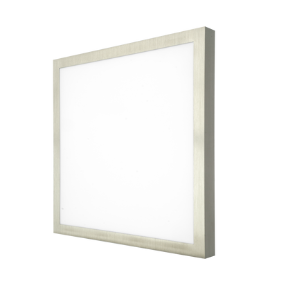 Panel LED Plano Níquel 48W 4000K 50x50cm de Fabrilamp, vista frontal