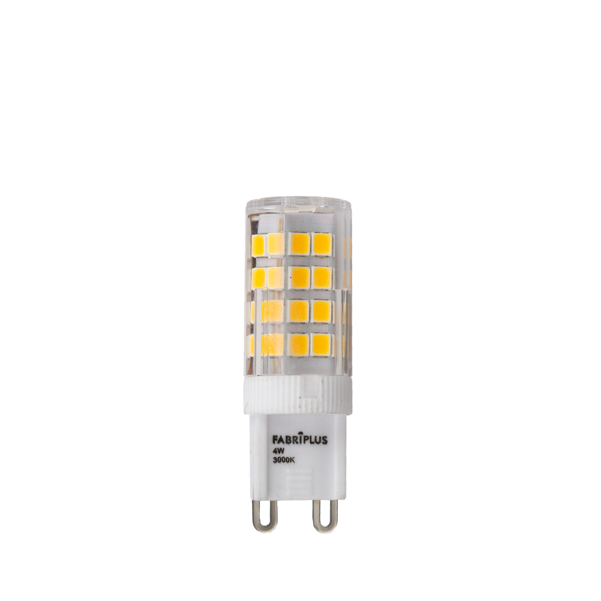 Bombilla LED G9 4W 3000K Abrila 400lm - Vista frontal