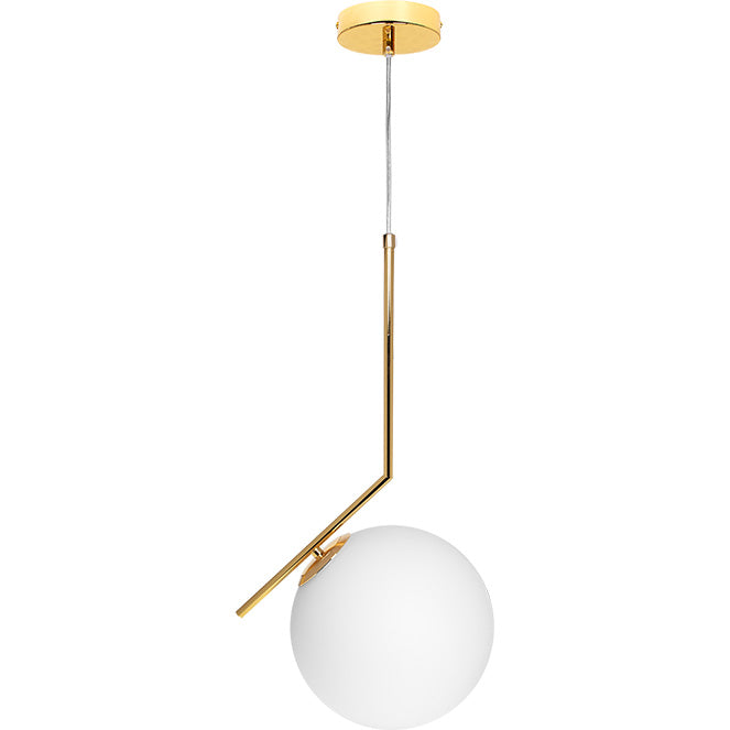 Lámpara Colgante AIMEE de Interlusa en acabado oro, vista frontal