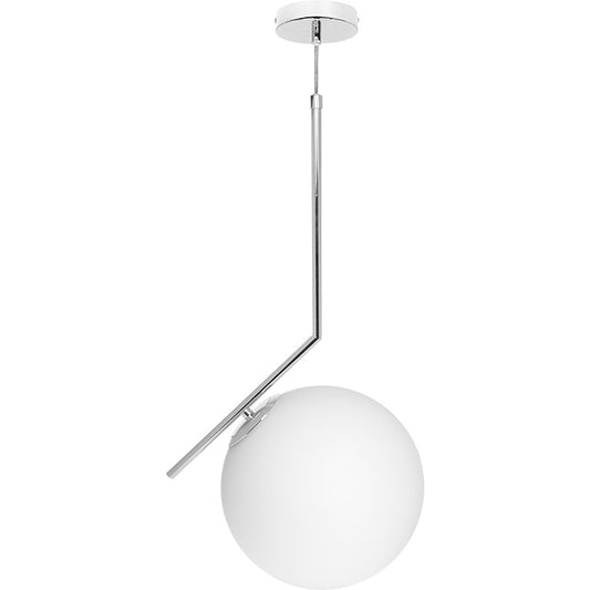 Lámpara Colgante AIMEE 44 cm Cromo Interlusa - Vista frontal principal en fondo blanco | LuzGurú