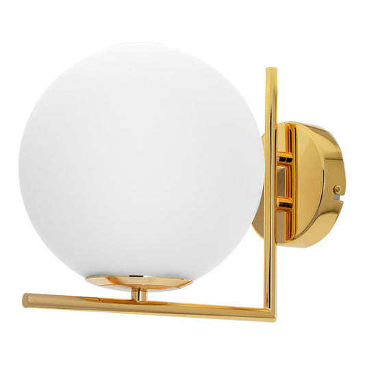 Aplique de Pared AIMEE 27,5 cm Oro Interlusa - Vista frontal principal en fondo blanco | LuzGurú