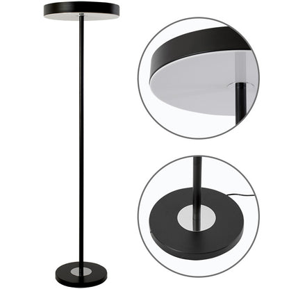 Lámpara de Pie AINOA LED Vintage Interlusa en color negro, vista frontal