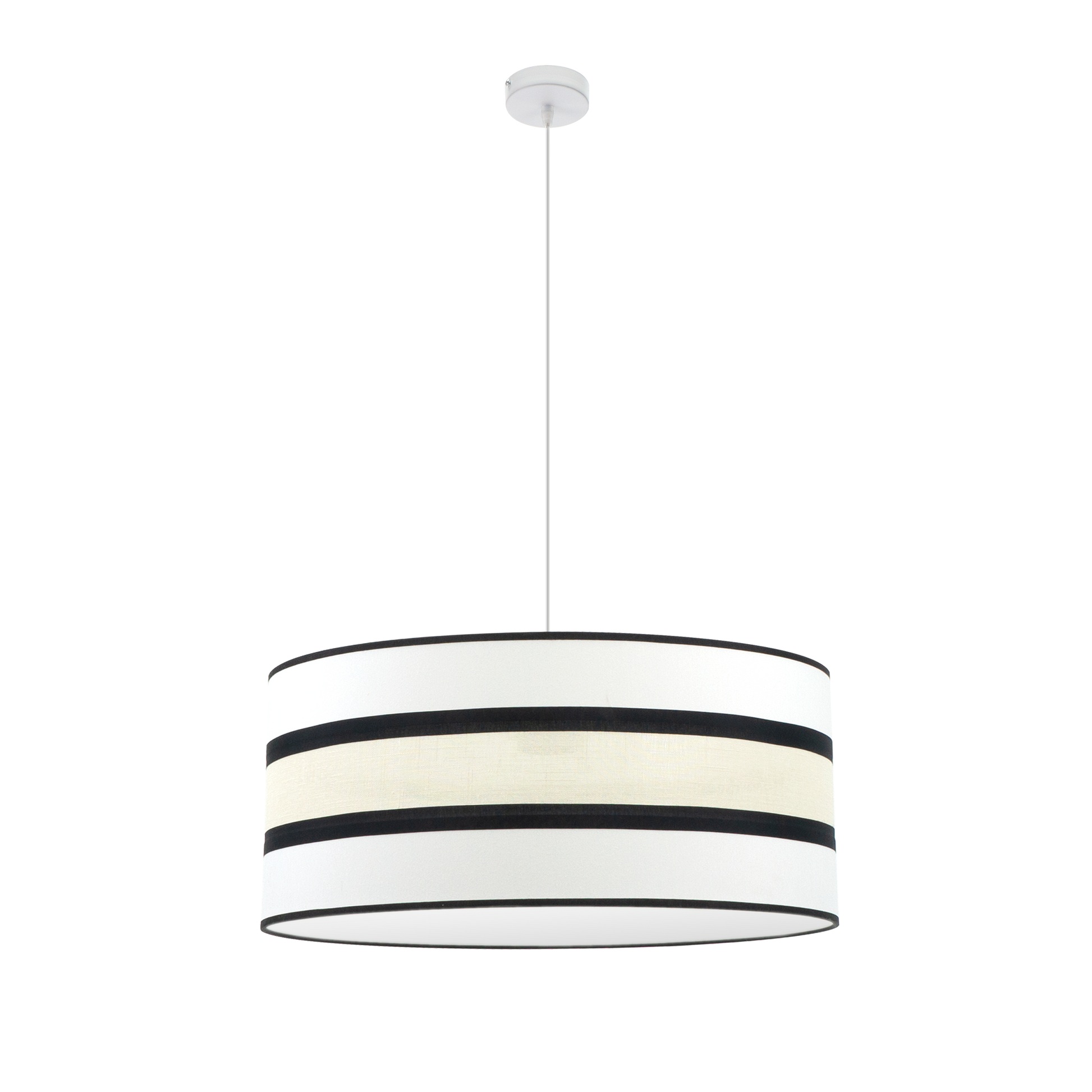 Colgante Karla Blanco/Beis 60cm de Fabrilamp. Diseño moderno y elegante para tu hogar.