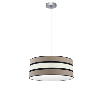 Lámpara colgante Karla con altura regulable, ideal para luz difusa