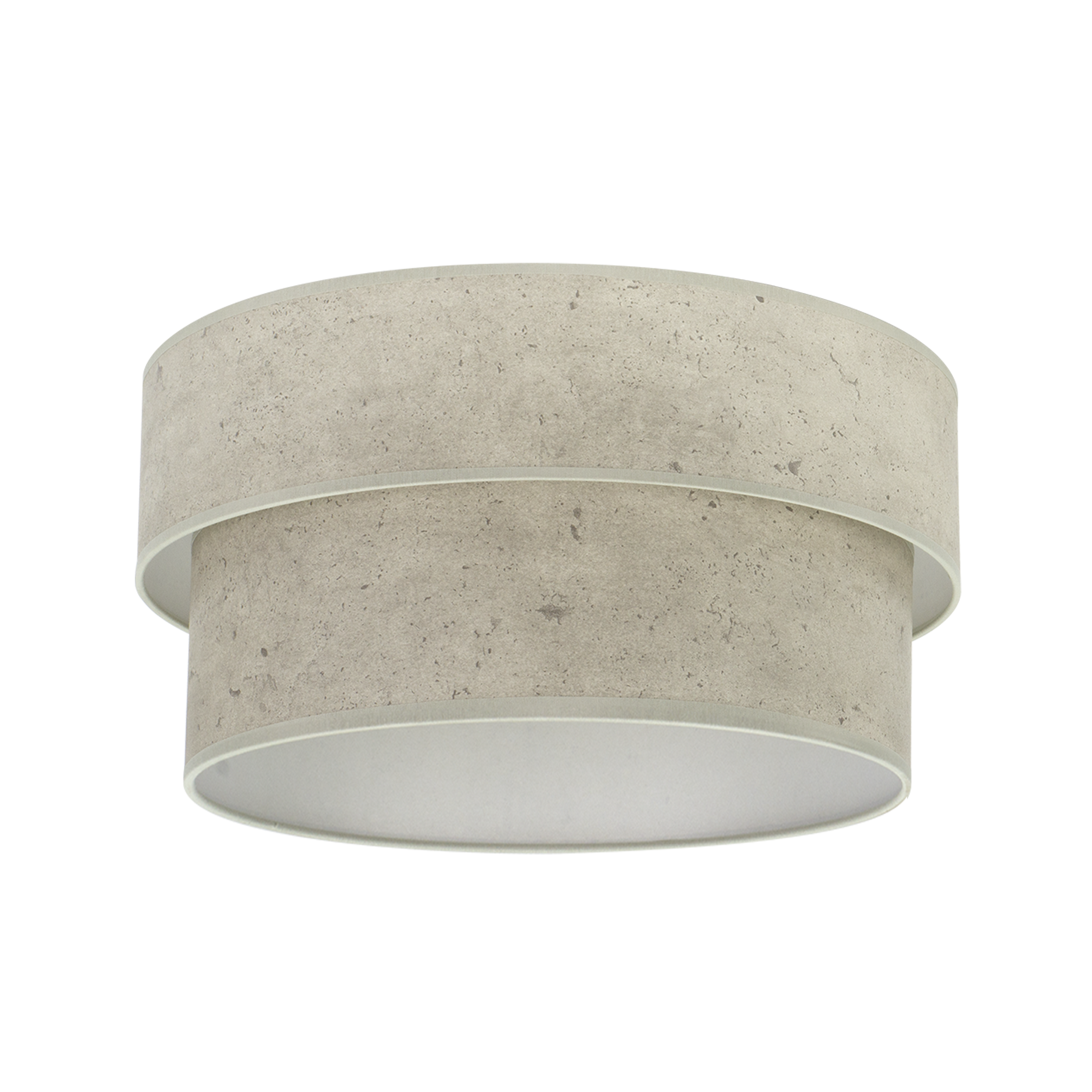 Pantalla de pie de salón Smile E27 en color cemento gris, diseño moderno y elegante de Fabrilamp para luzguru.com