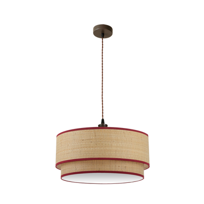 Lámpara colgante con altura regulable, perfecta para iluminar el salón