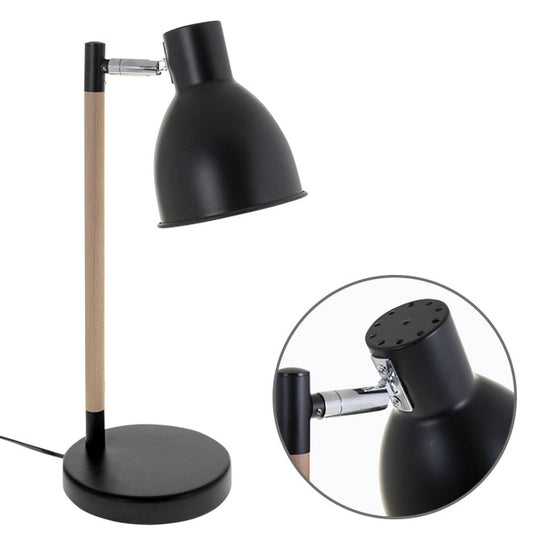 Lámpara Sobremesa DELZA Madera Natural LUMIT 109470109