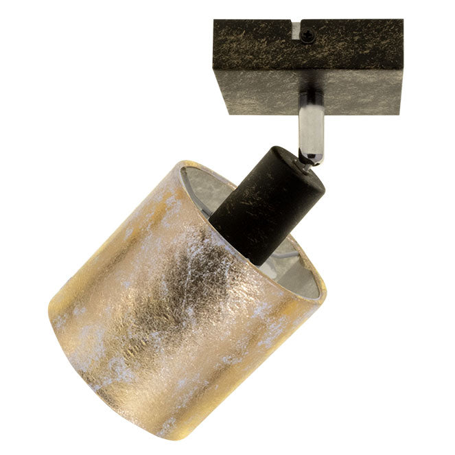 Herman Aplique de Pared Oro y Negro LUMIT - Diseño elegante para interiores, referencia 109580129