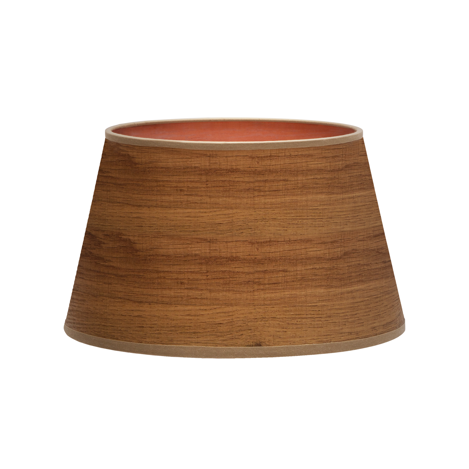 Pantalla Salma fabricada en Textil color Madera Oscura