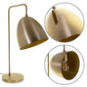 Lámpara de sobremesa INOI Vintage Bronce Interlusa, vista frontal